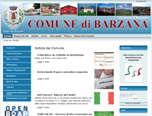Tablet Screenshot of comune.barzana.bg.it